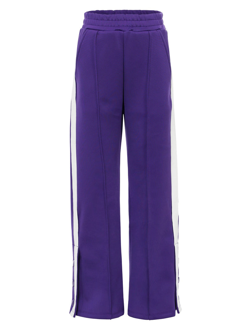 Meisjes Sporty Shiny Pants van LOOXS 10Sixteen in de kleur Violet in maat 170-176.