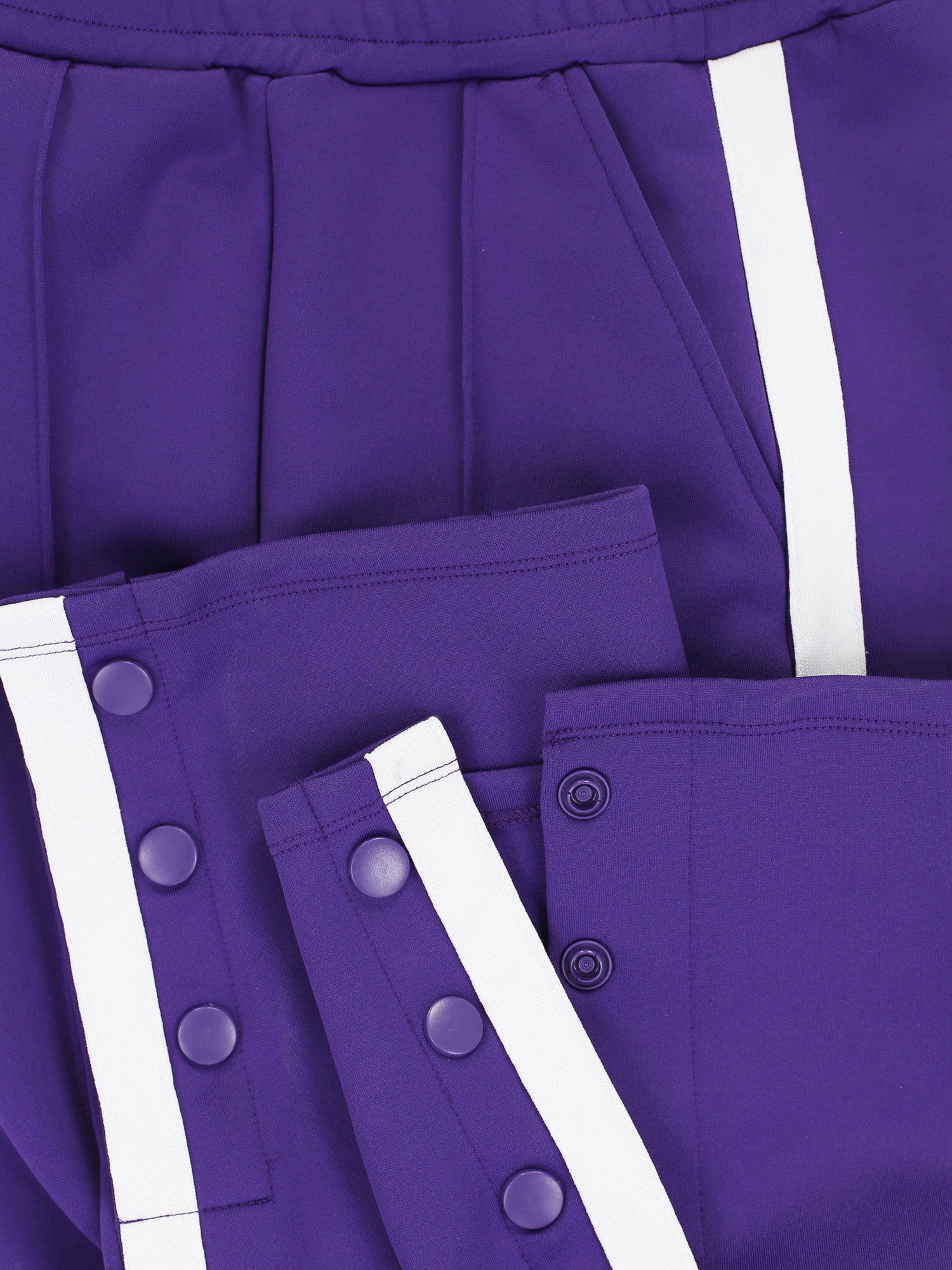 Meisjes Sporty Shiny Pants van LOOXS 10Sixteen in de kleur Violet in maat 170-176.