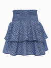 Meisjes Printed Smock Skorts van LOOXS 10Sixteen in de kleur Blue etnic print in maat 176.