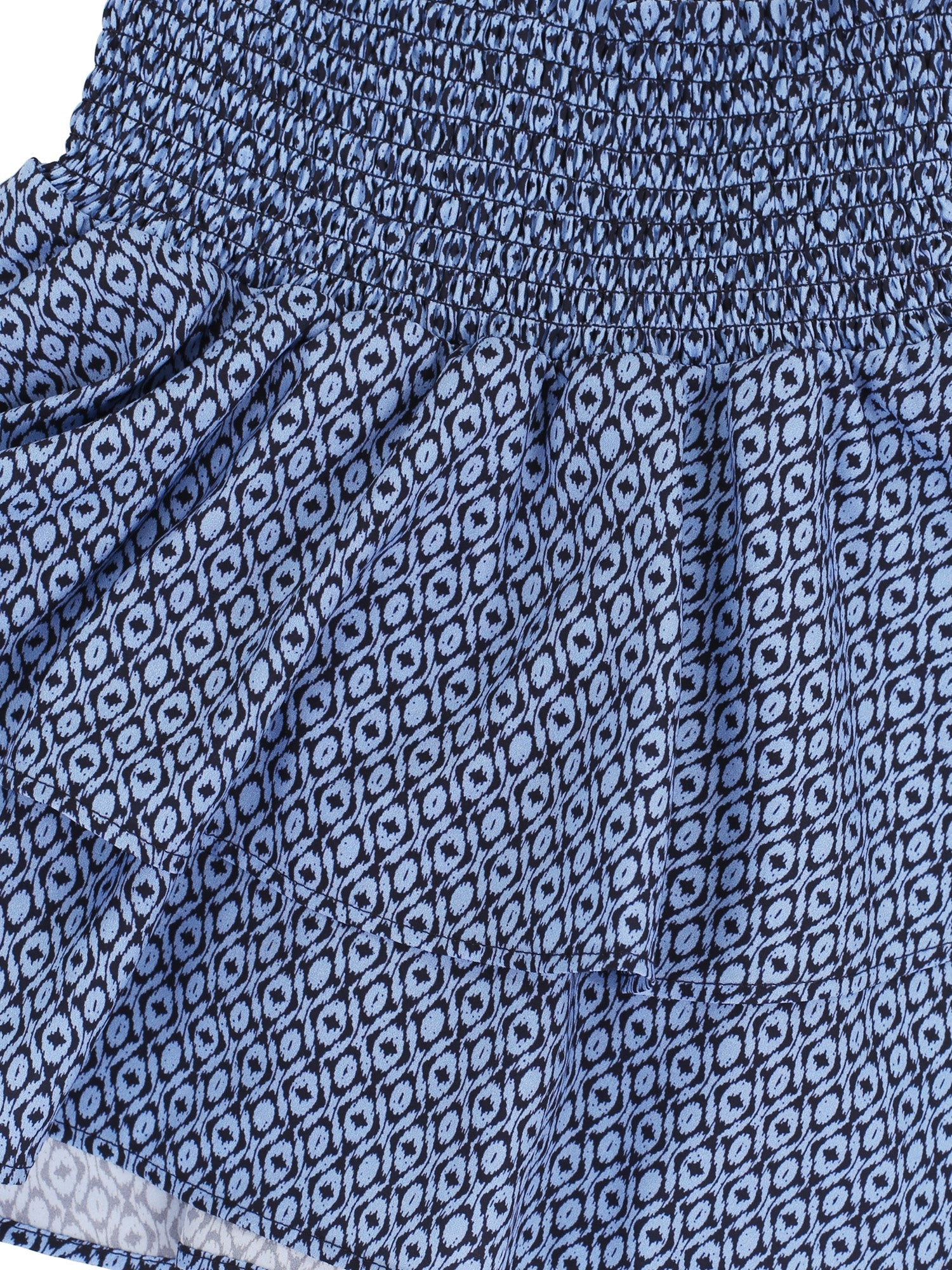 Meisjes Printed Smock Skorts van LOOXS 10Sixteen in de kleur Blue etnic print in maat 176.