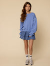 Meisjes Printed Smock Skorts van LOOXS 10Sixteen in de kleur Blue etnic print in maat 176.