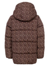 Meisjes Fake Down Outerwear Jacket van LOOXS Little in de kleur panther AO in maat 128.
