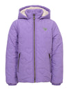 Meisjes Quilted Hearts Outerwear Jack van LOOXS Little in de kleur BRIGHT LILAC in maat 128.