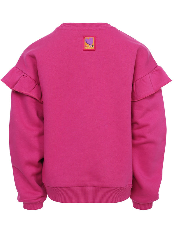 LOOXS Little Sweater With Ruffles