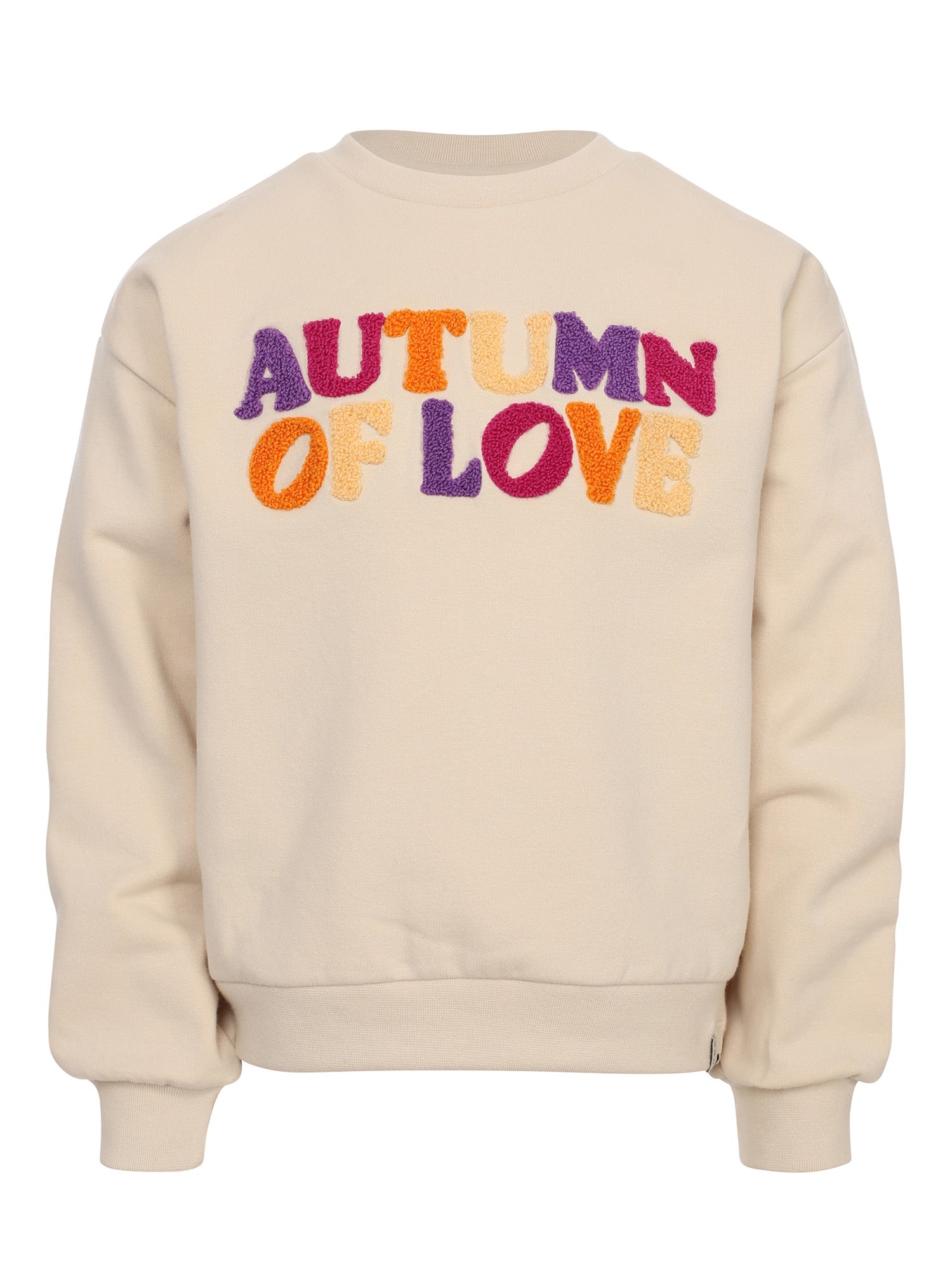 Meisjes Sweater van LOOXS Little in de kleur Dove white in maat 128.