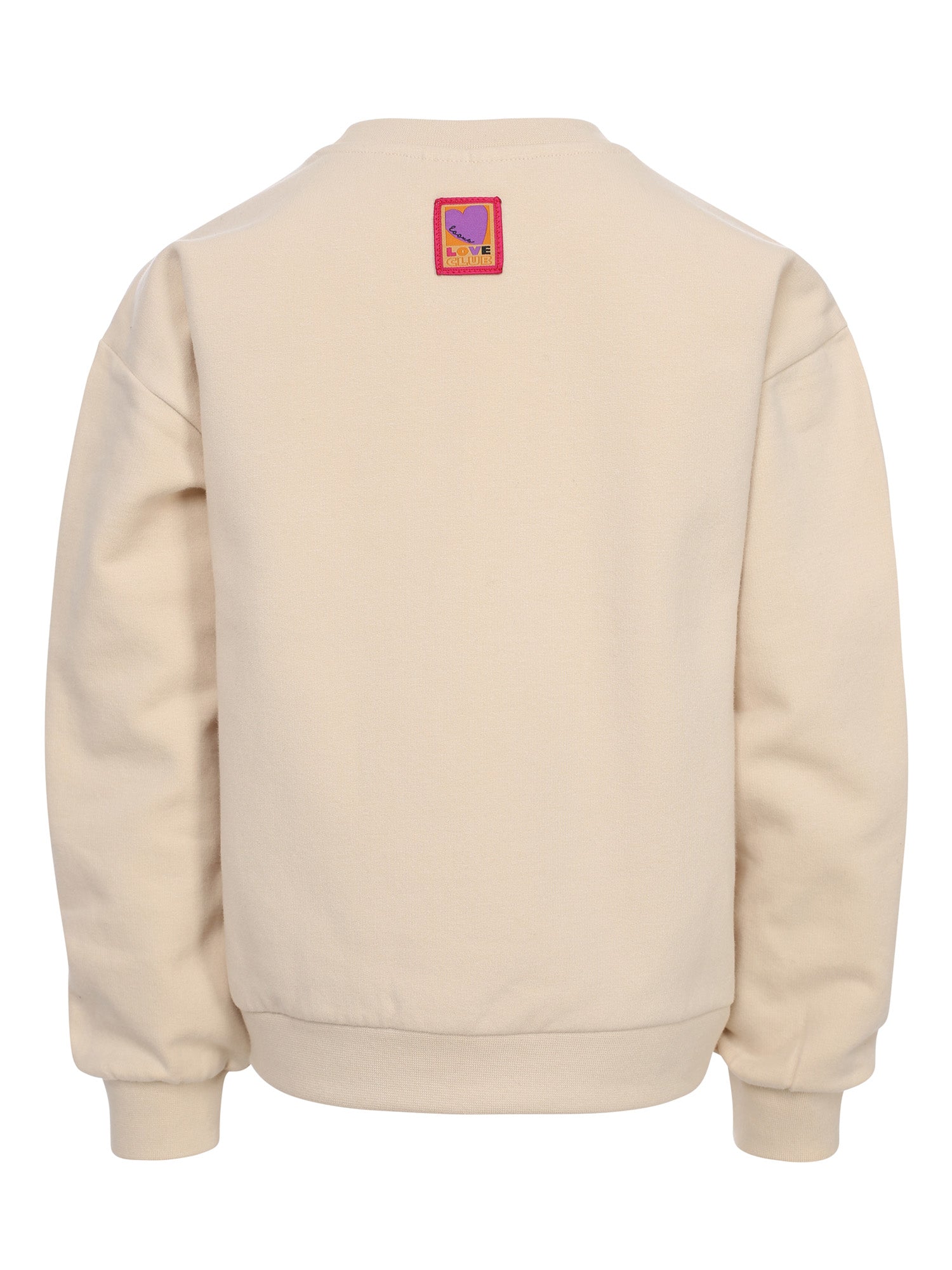 Meisjes Sweater van LOOXS Little in de kleur Dove white in maat 128.