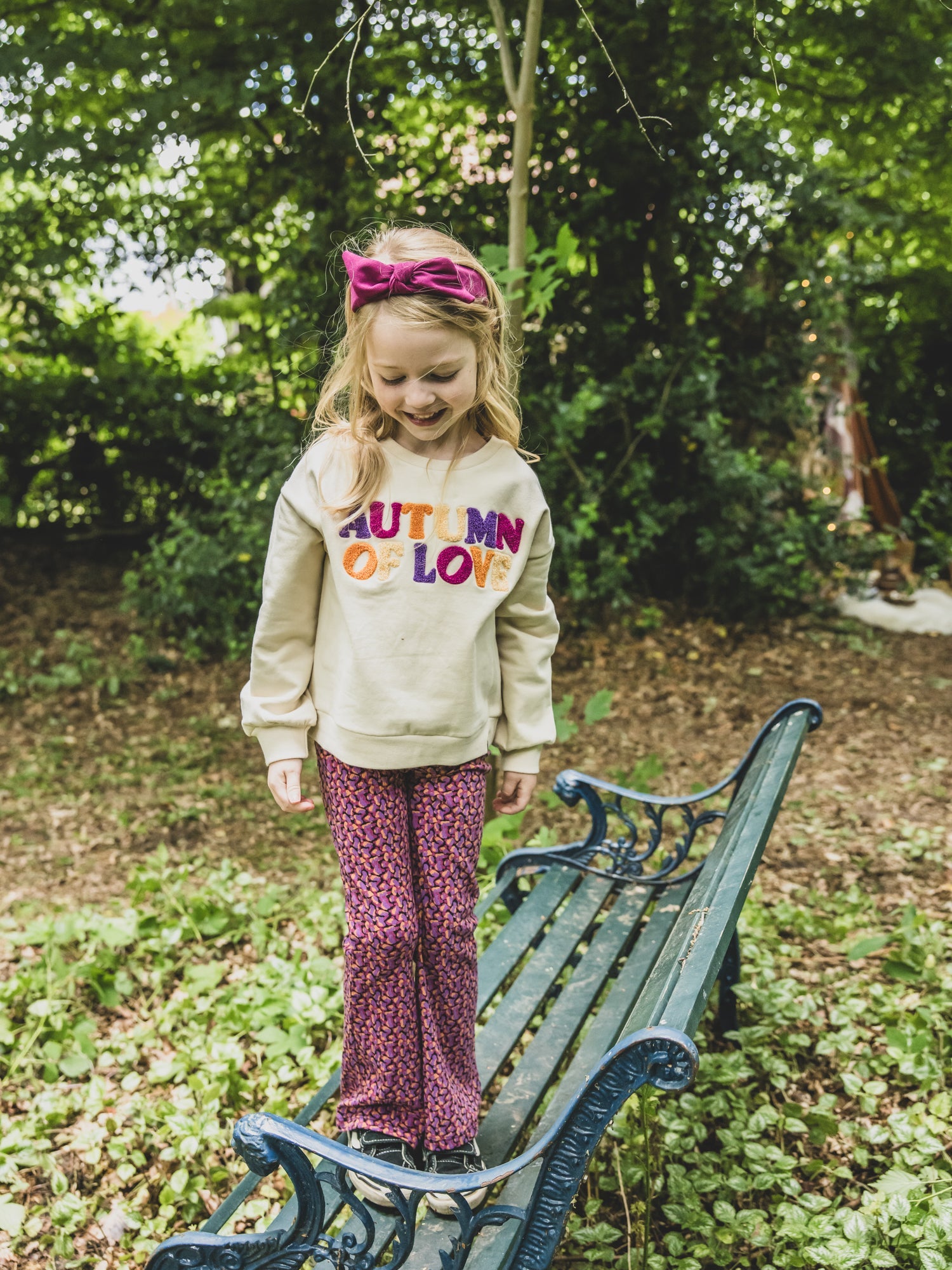 Meisjes Sweater van LOOXS Little in de kleur Dove white in maat 128.