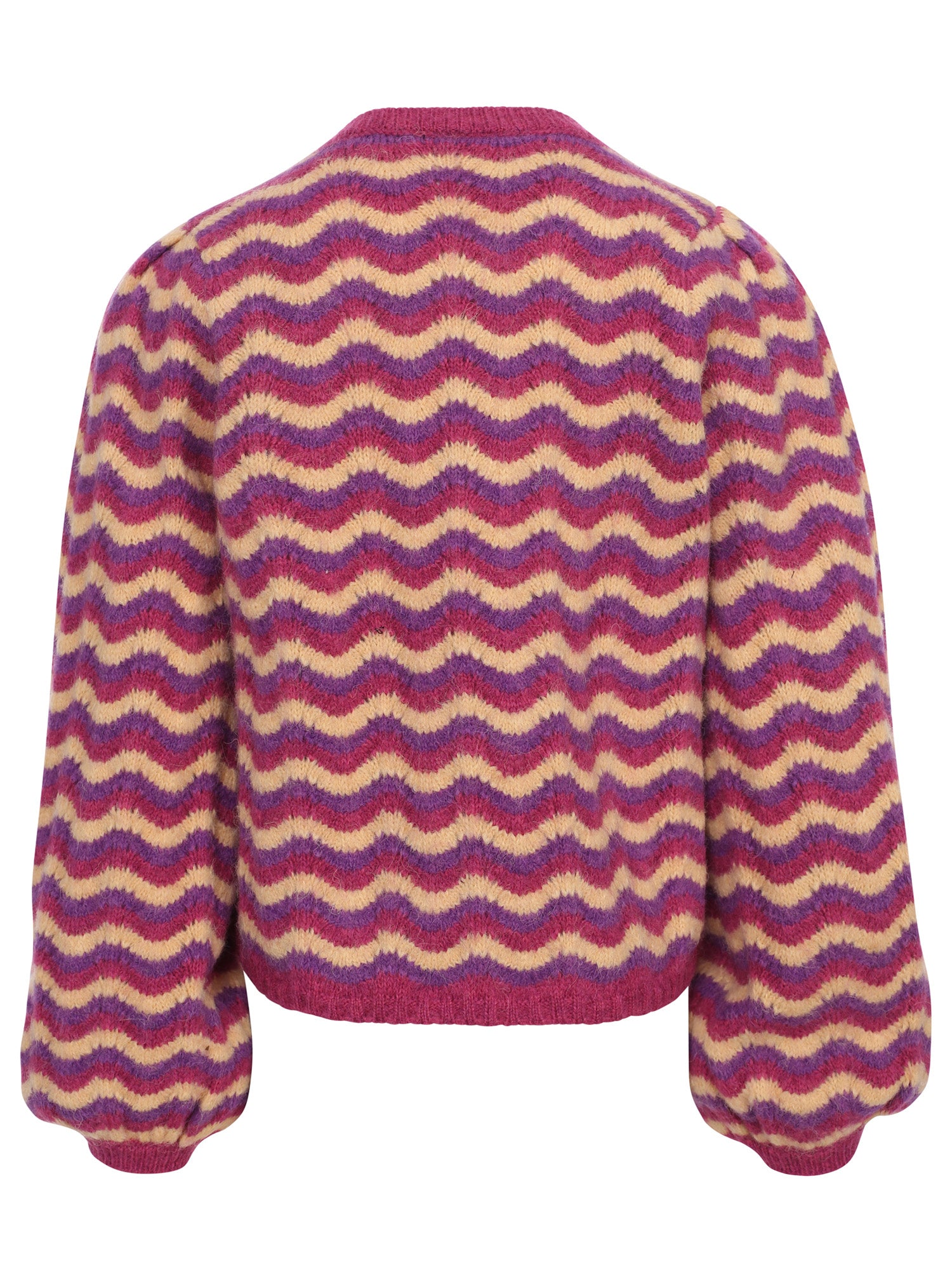 Meisjes Knit Sweater van LOOXS Little in de kleur multi stripe in maat 128.