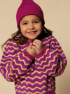 Meisjes Knit Sweater van LOOXS Little in de kleur multi stripe in maat 128.