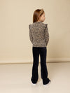Meisjes Velvet Rib Pants van LOOXS Little in de kleur Graphite in maat 128.