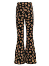 Meisjes Velvet Flaire Pants van LOOXS Little in de kleur soft winterflower in maat 128.