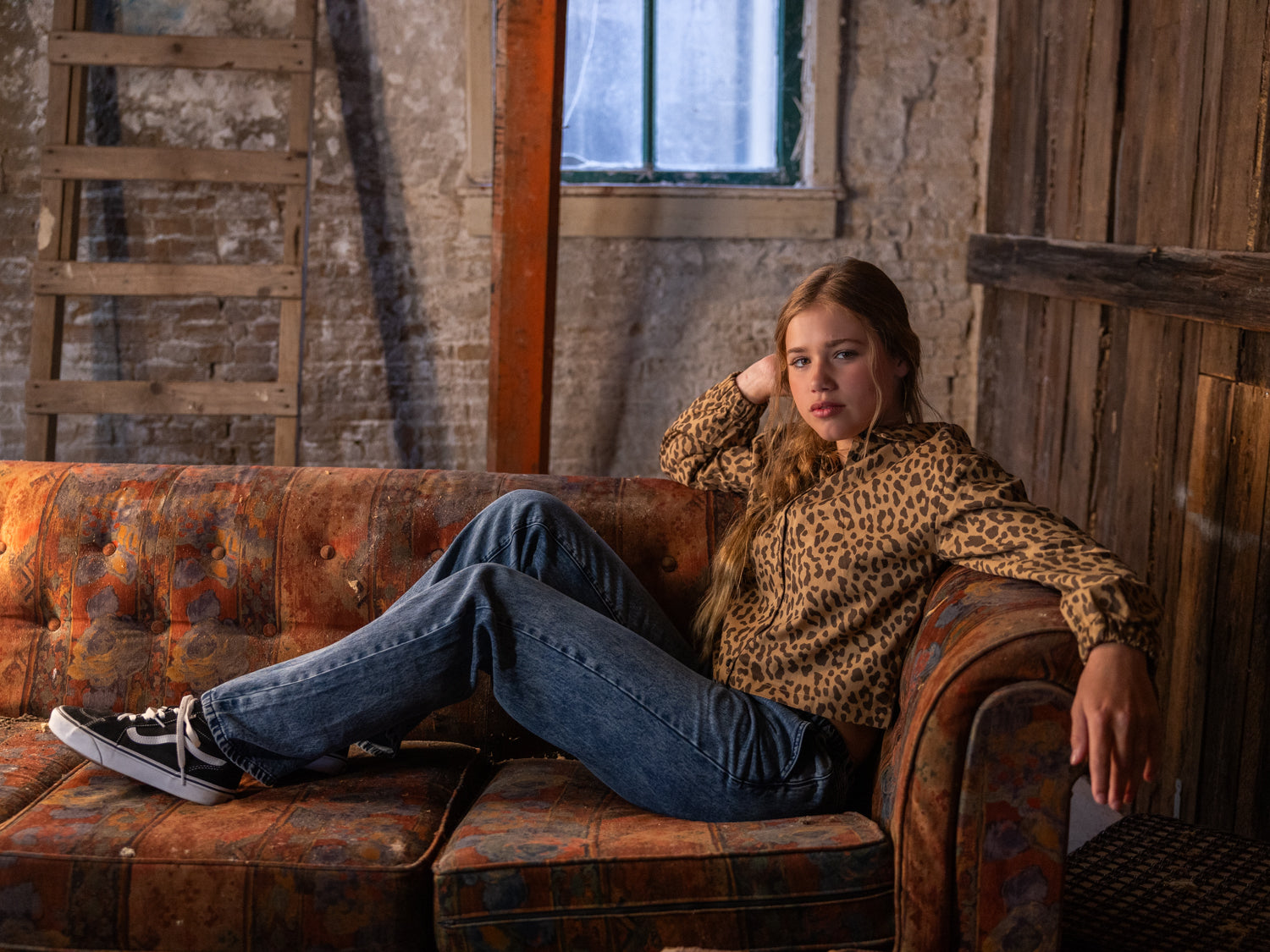 LOOXS 10Sixteen Leopard Blouse