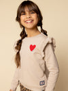 LOOXS Little Sweater With Ruffles