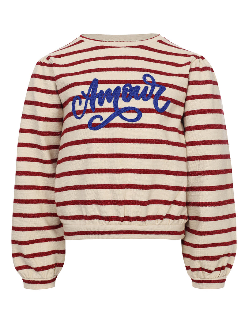 LOOXS Little Lurex Stripe Sweater