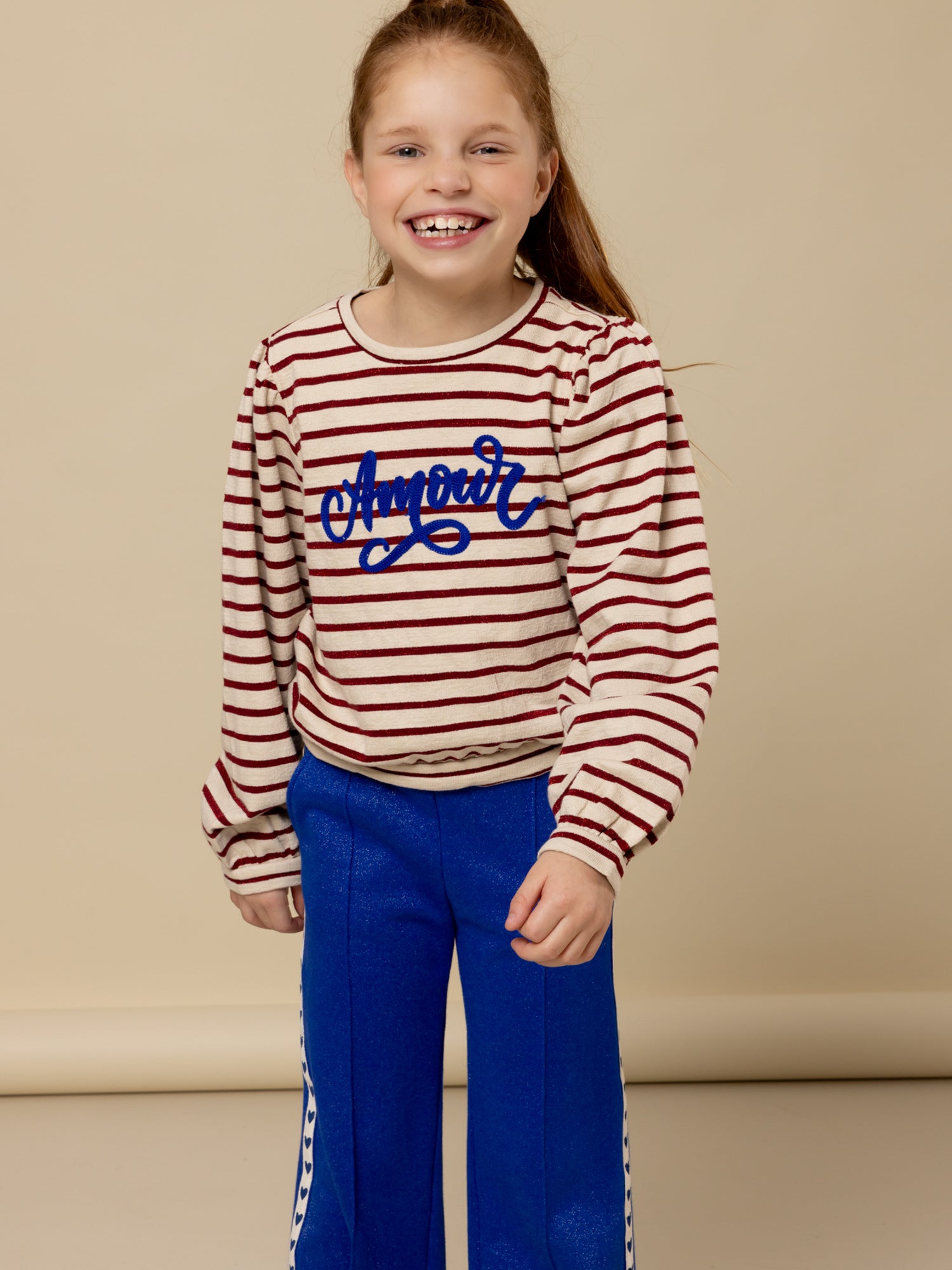 LOOXS Little Lurex Stripe Sweater