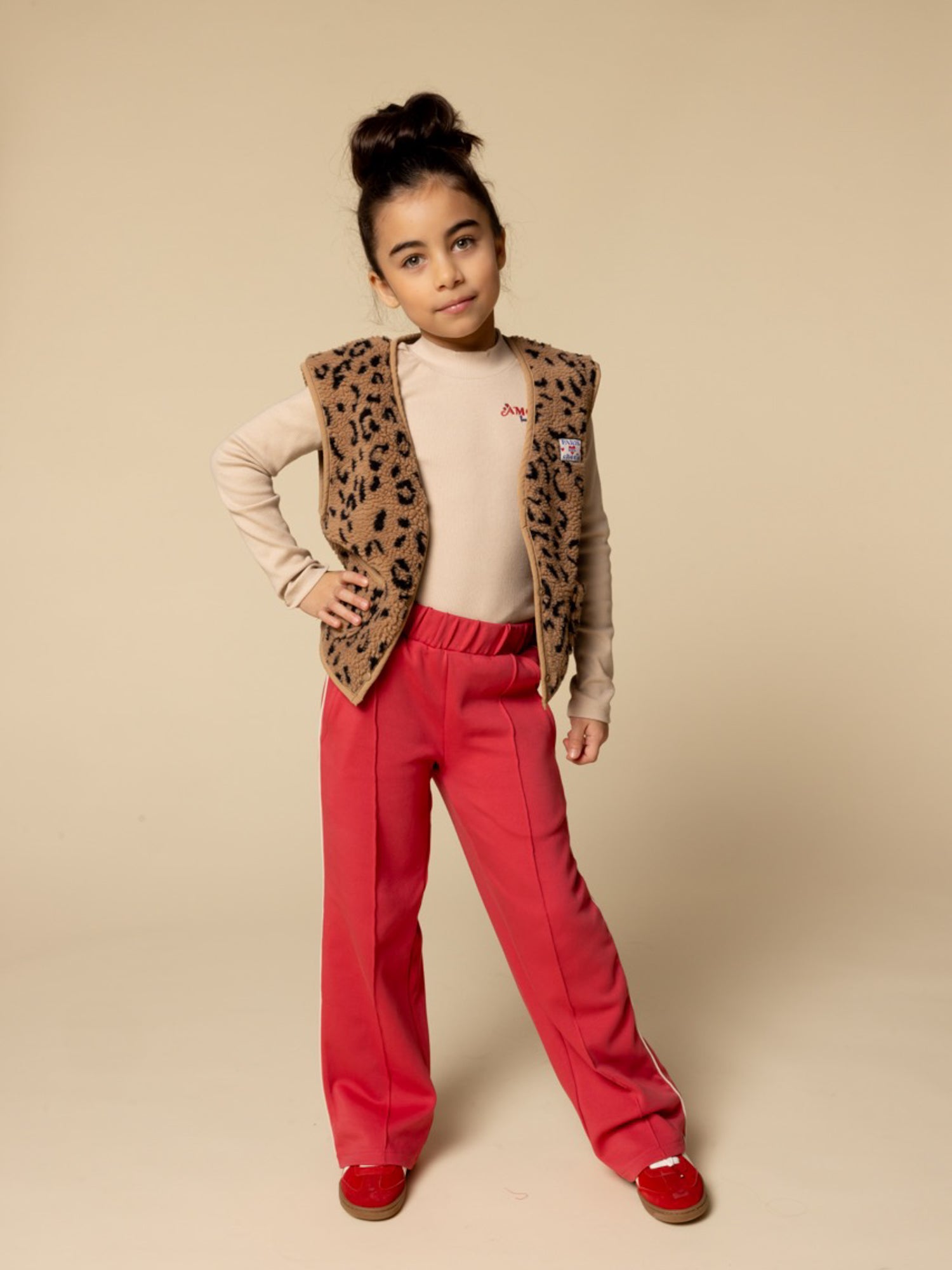 LOOXS Little Rib T-Shirt With Ruffles