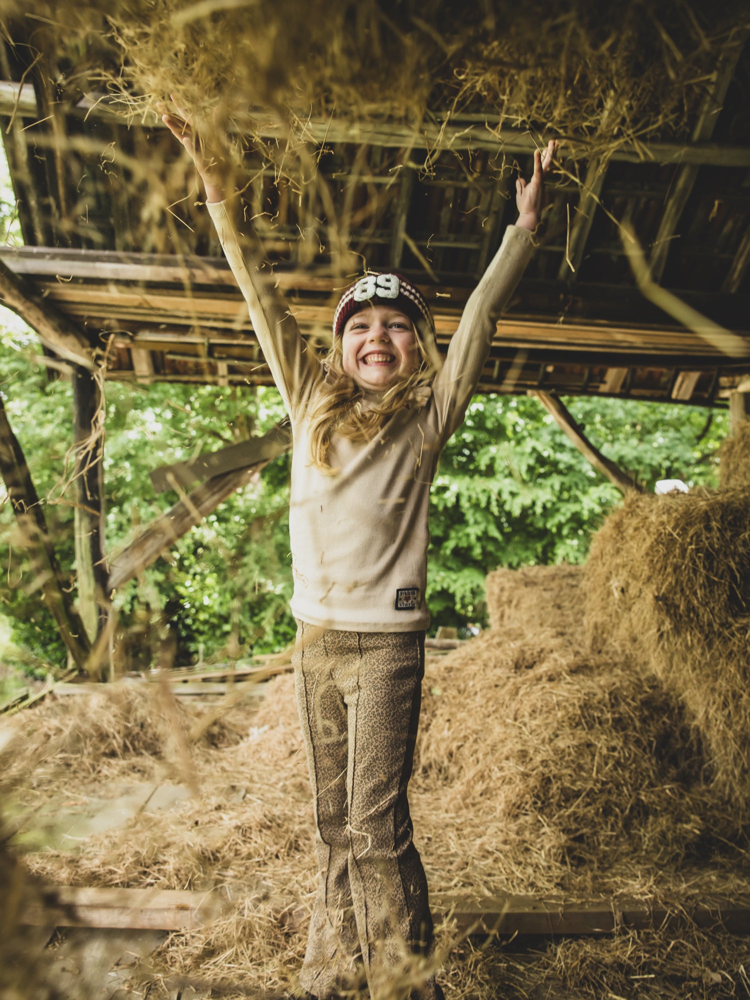 LOOXS Little Rib Flaire Pants