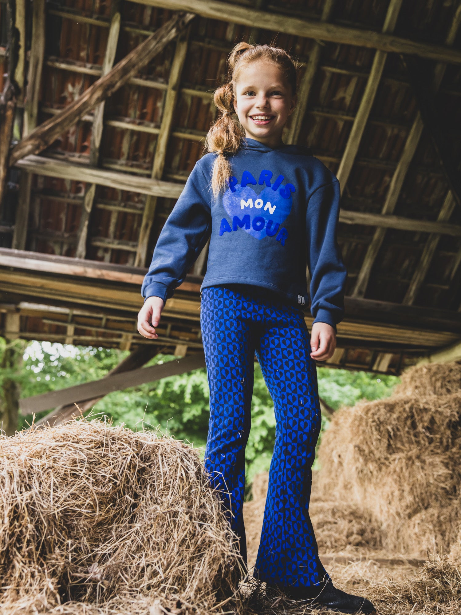 LOOXS Little Jaquard Flaire Pants