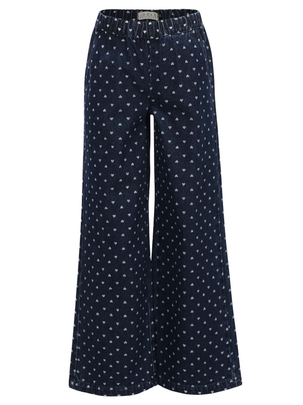 LOOXS Little Heart Denim Wide Leg Pants