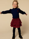 LOOXS Little Crinckle Top With Ruffles