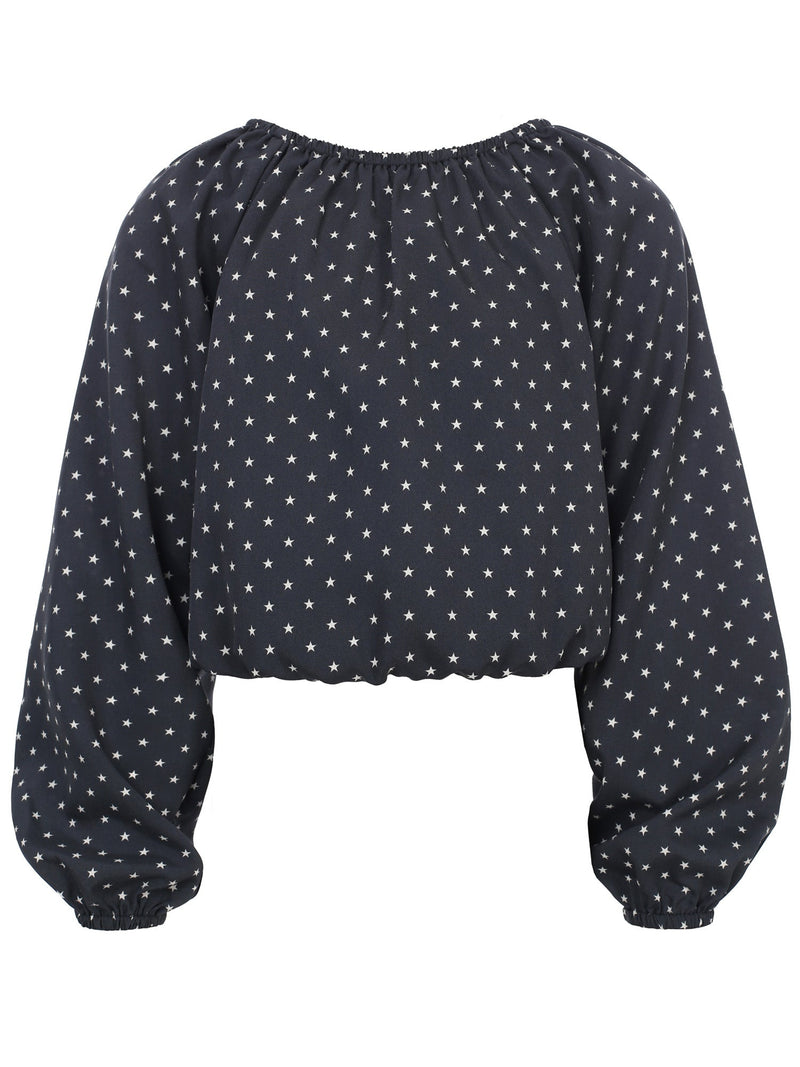 Meisjes Blouse van Looxs 10Sixteen in de kleur Star in maat 170-176.