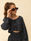 Meisjes Blouse van Looxs 10Sixteen in de kleur Star in maat 170-176.