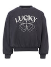 Meisjes Sweater van Looxs 10Sixteen in de kleur Midnight in maat 170-176.