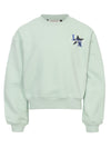Meisjes Sweater van Looxs 10Sixteen in de kleur Mint in maat 170-176.