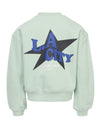 Meisjes Sweater van Looxs 10Sixteen in de kleur Mint in maat 170-176.