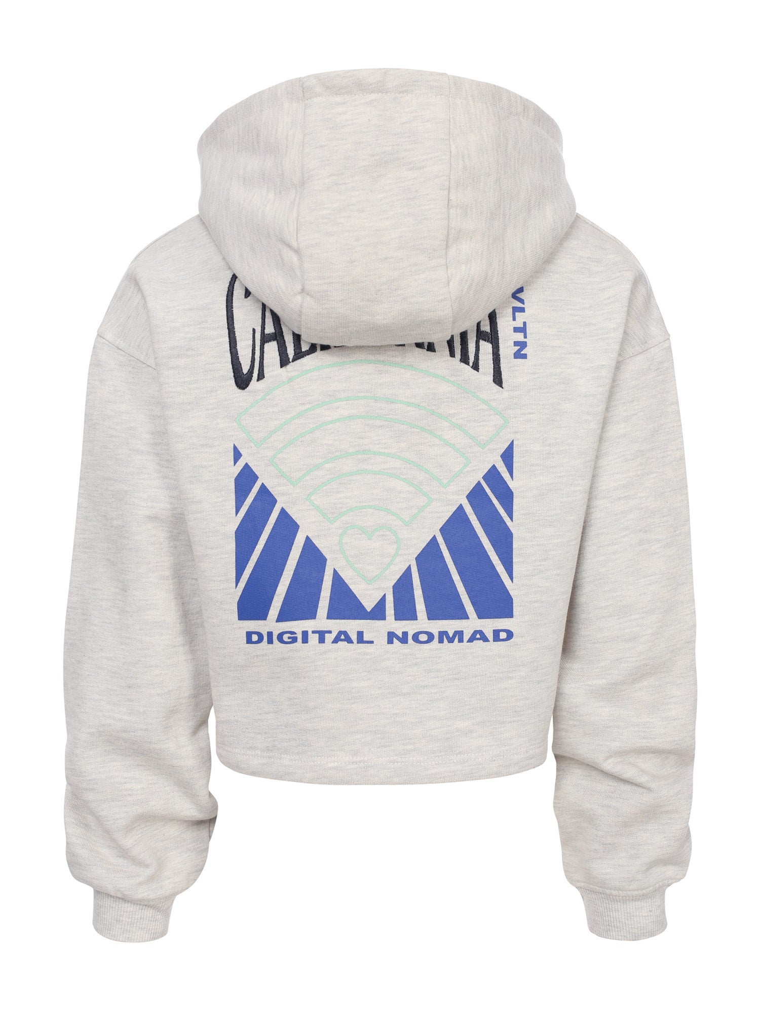 Meisjes Sweater van Looxs 10Sixteen in de kleur Snow melee in maat 170-176.