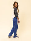 Meisjes Sporty pants van Looxs 10Sixteen in de kleur Ultra marine in maat 170-176.