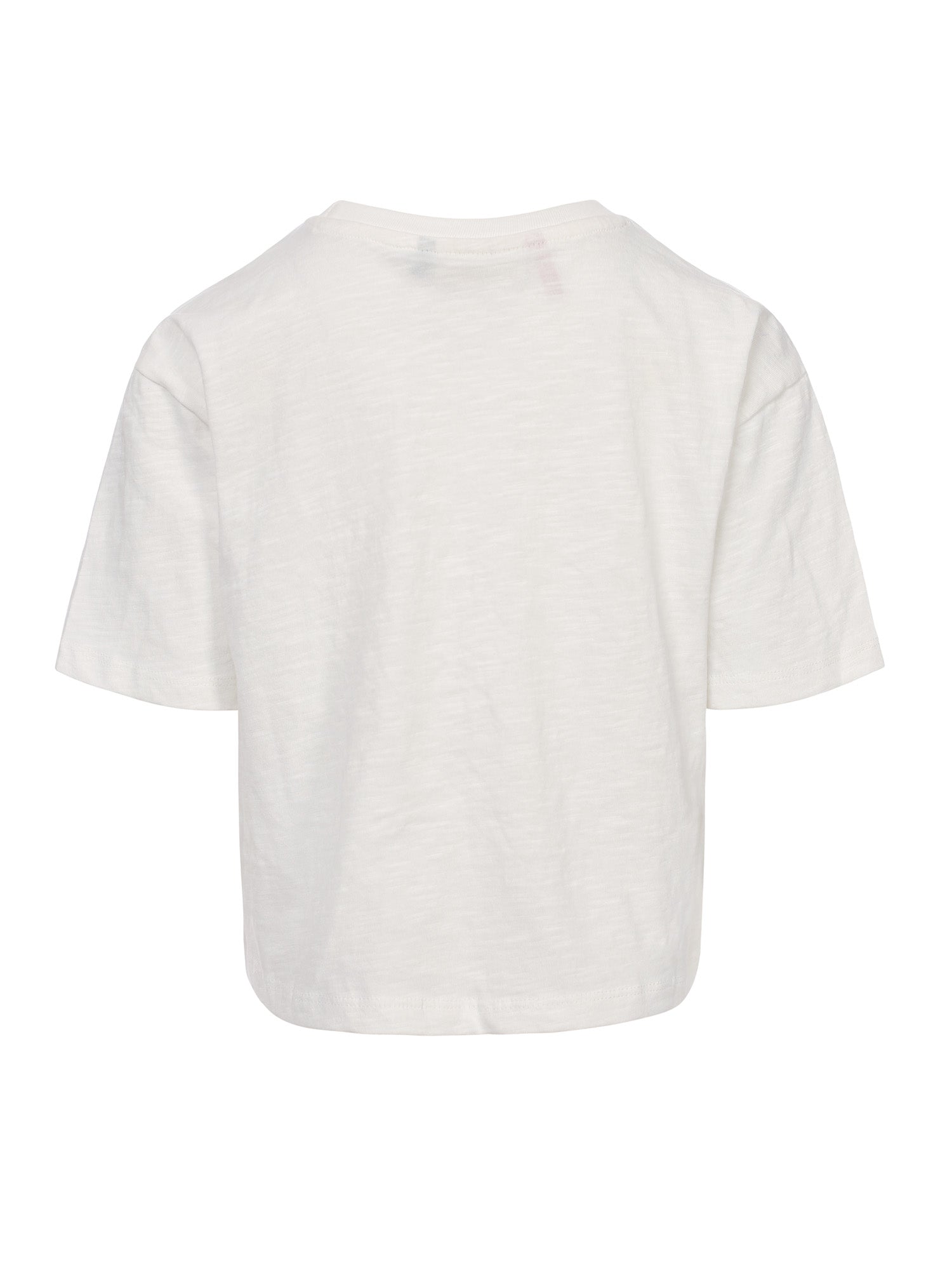 Meisjes Jersey T-shirt s/s van LOOXS Little in de kleur off white in maat 128.