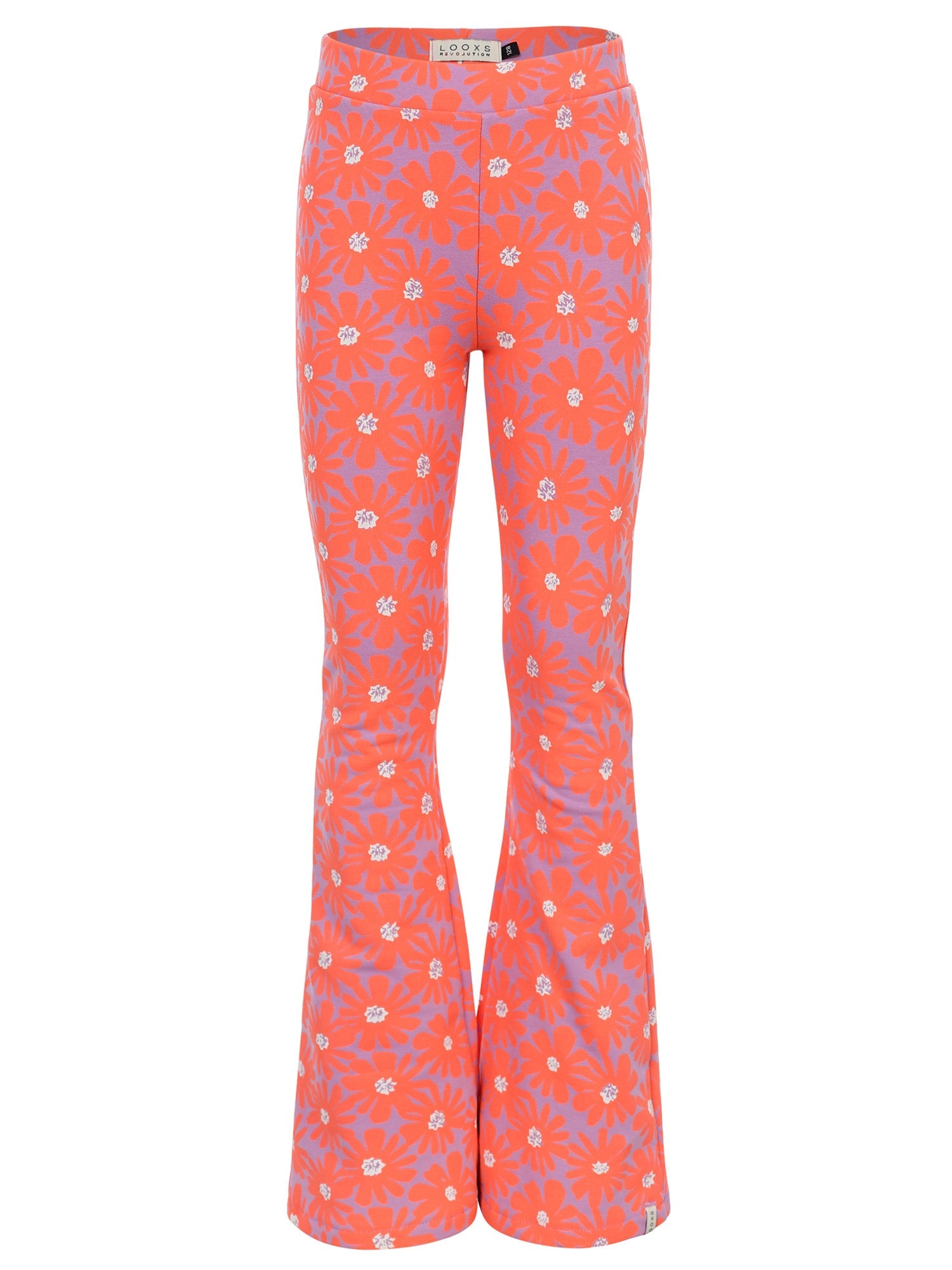 Meisjes Flare pants van LOOXS Little in de kleur Floral Spring in maat 128.