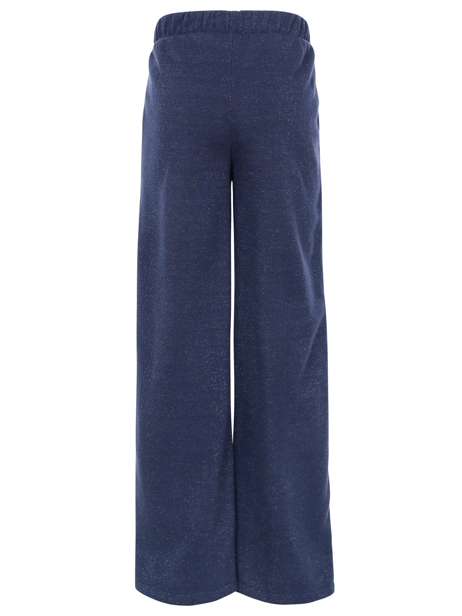 Meisjes Lurex sweat pants van LOOXS Little in de kleur Dark blue in maat 128.
