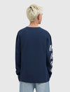 Jongens Junior Longsleeve Loose van Ballin Amsterdam in de kleur Navy in maat 176.