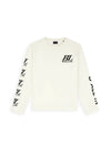 Jongens Junior Longsleeve Loose van Ballin Amsterdam in de kleur Ecru in maat 176.
