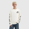Jongens Junior Longsleeve Loose van Ballin Amsterdam in de kleur Ecru in maat 176.