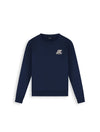 Jongens Junior Crewneck Regular van Ballin Amsterdam in de kleur Navy in maat 176.