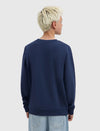 Jongens Junior Crewneck Regular van Ballin Amsterdam in de kleur Navy in maat 176.