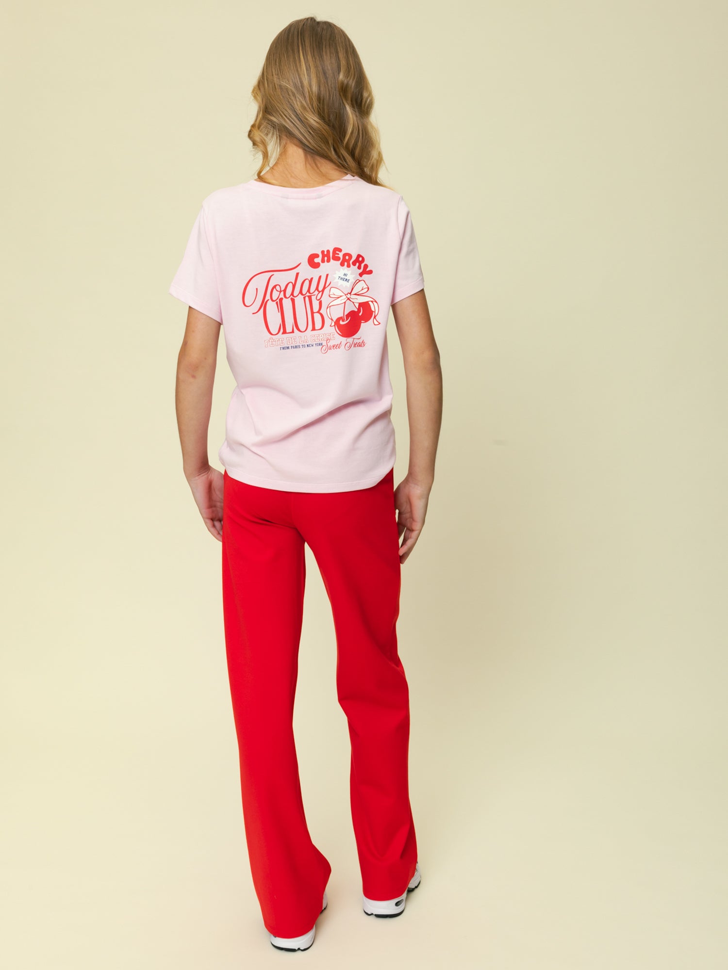 Meisjes T-shirt SS van Looxs 10Sixteen in de kleur pink in maat 170-176.