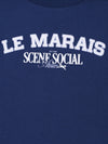 Meisjes T-shirt SS van Looxs 10Sixteen in de kleur INDIGO BLUE in maat 170-176.