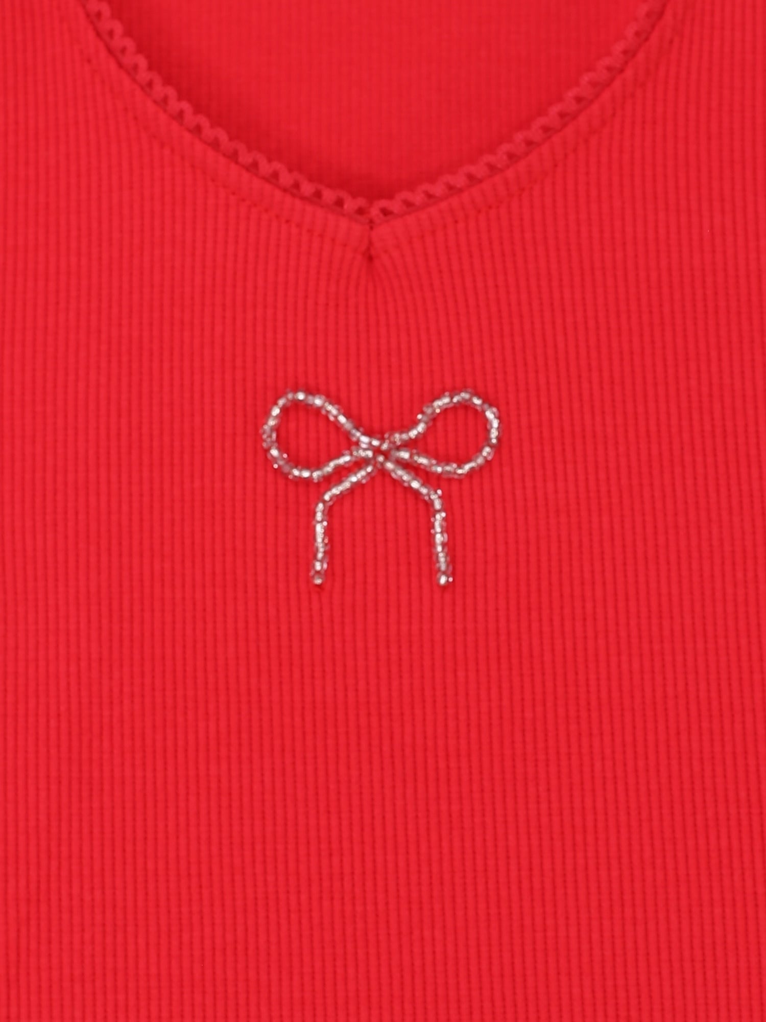 Meisjes Singlet van Looxs 10Sixteen in de kleur Lipstick in maat 170-176.