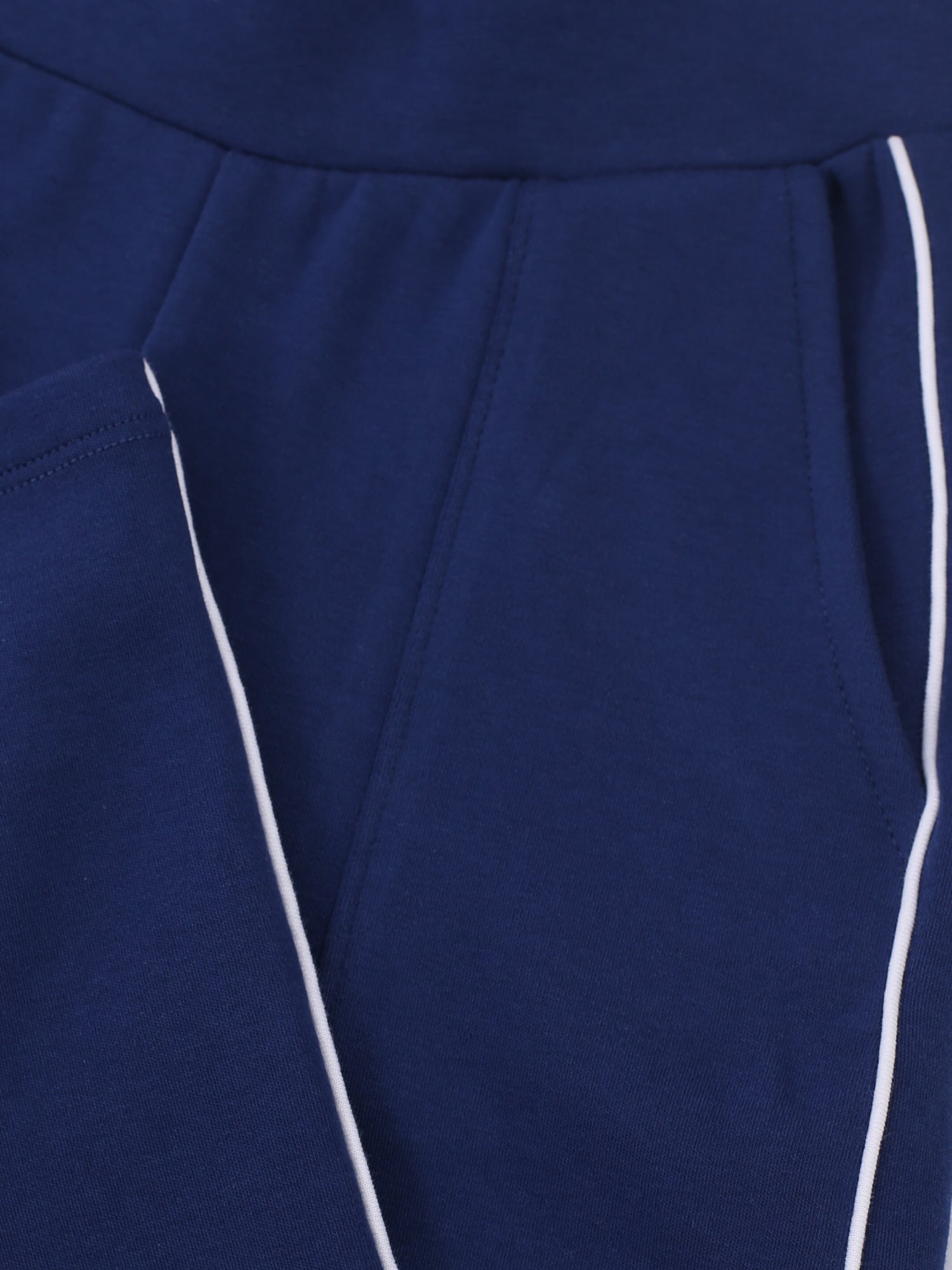 Meisjes Interlock wideleg Pants van Looxs 10Sixteen in de kleur INDIGO BLUE in maat 170-176.