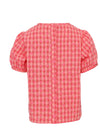 Meisjes Woven Top van LOOXS Little in de kleur heart check in maat 128.