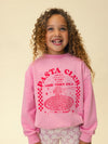 Meisjes Sweater van LOOXS Little in de kleur SOFT PINK in maat 128.