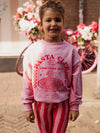 Meisjes Sweater van LOOXS Little in de kleur SOFT PINK in maat 128.