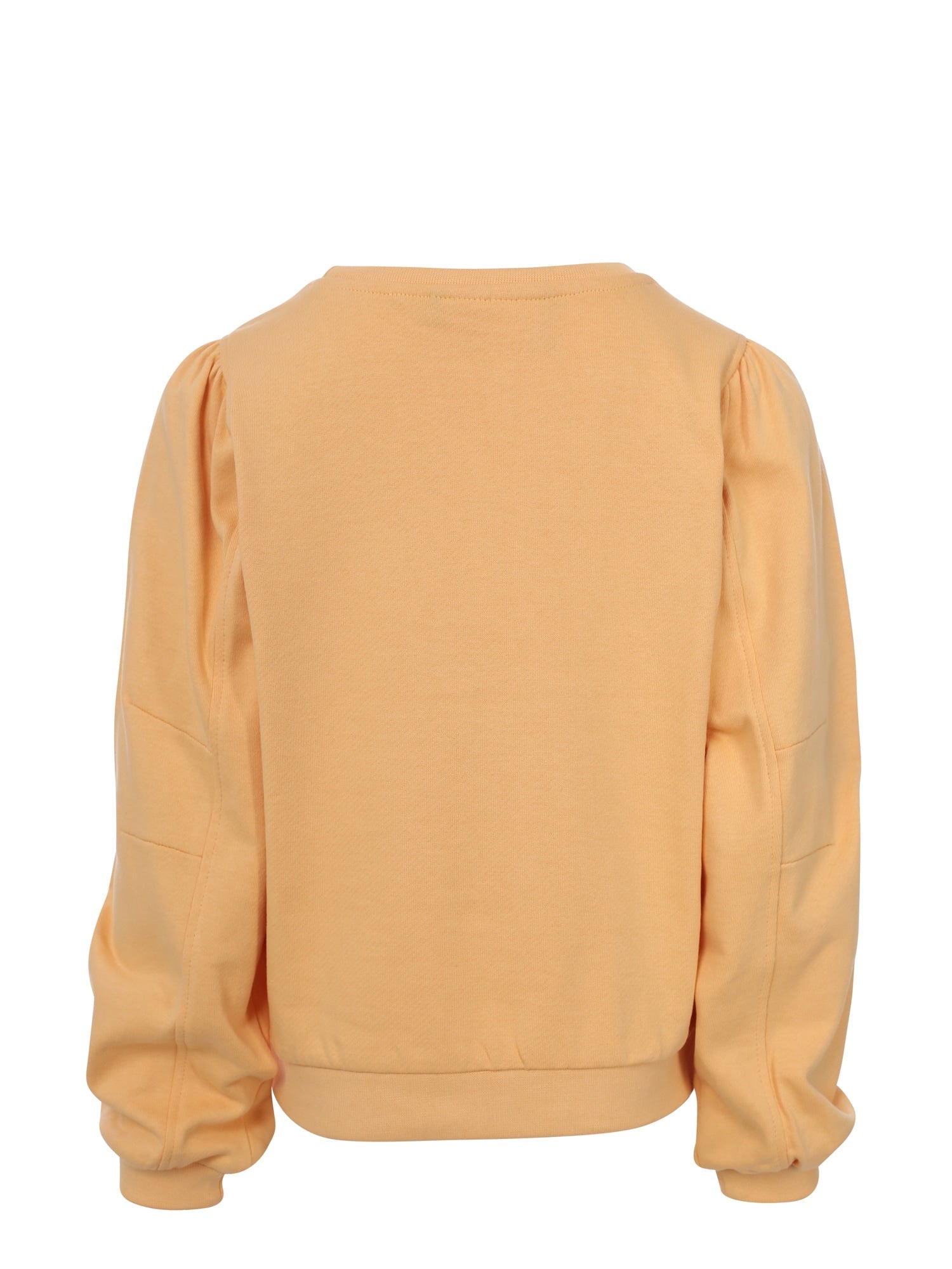 Meisjes Lurex Sweater van LOOXS Little in de kleur BANANA SHAKE in maat 128.