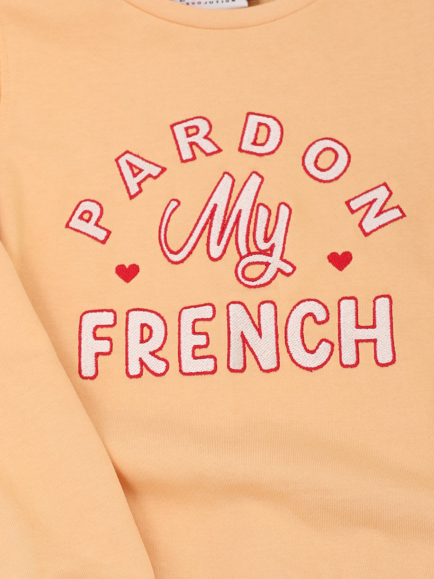 Meisjes Lurex Sweater van LOOXS Little in de kleur BANANA SHAKE in maat 128.