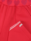 Meisjes Sporty Sweat Pants van LOOXS Little in de kleur poppy red in maat 128.