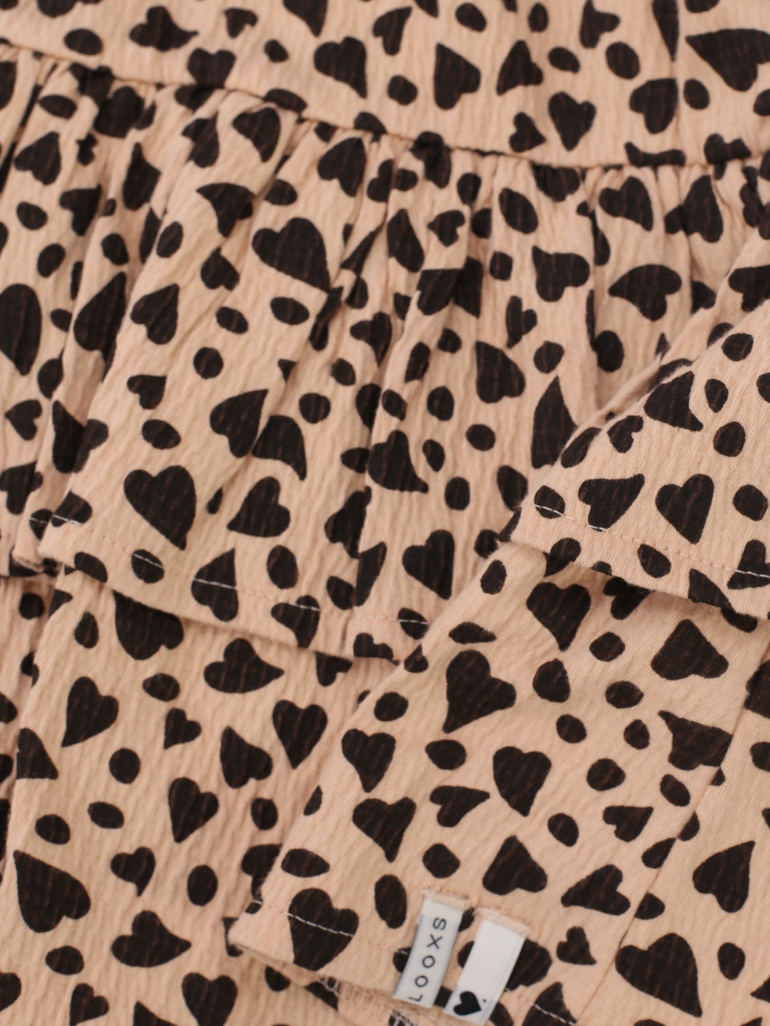 Meisjes Crinckle Skirt van LOOXS Little in de kleur Wild hearts in maat 128.